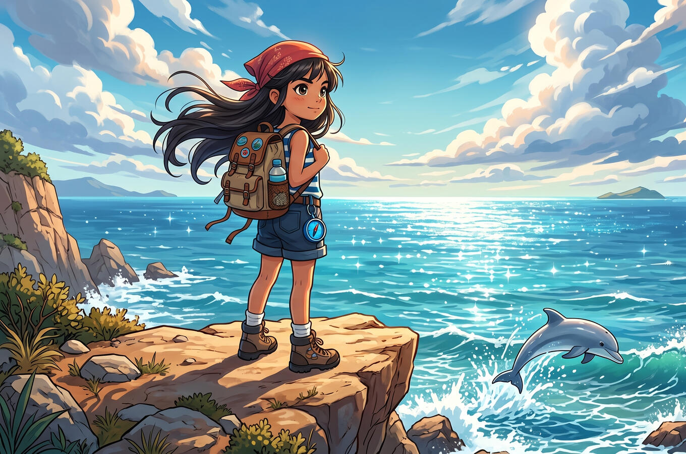 🌊 Ocean Adventure · Anime Style