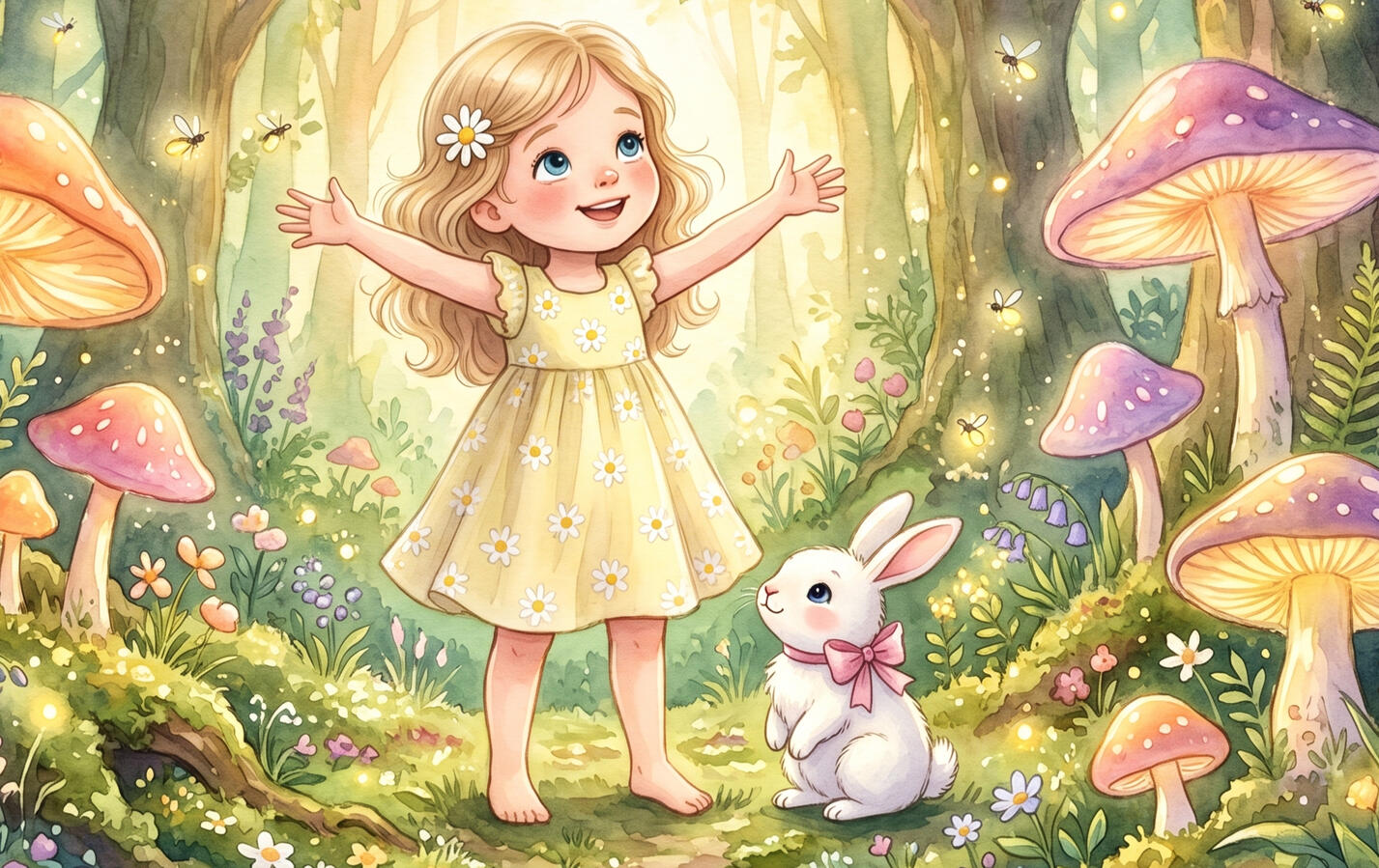 🌿 Enchanted Woodland · Watercolour Storybook